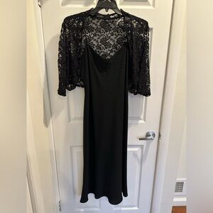 Jones New York Vintage Dress and Lace Cardigan